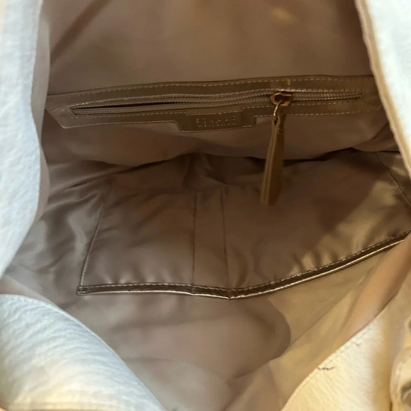 ! Stuart Weitzman cream Leather handbag - Picture 4 of 10